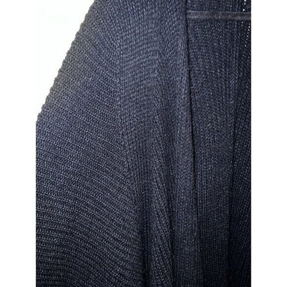URBAN OUTFITTERS Women’s Sweater Black Chunky Knit Oversized Cocoon Cardigan OS - Picture 5 of 15